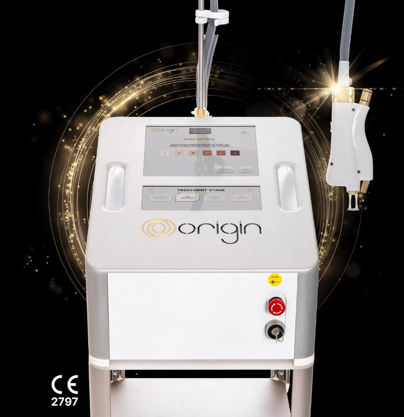 Origin Erbium Glass Laser fractional laser fractional laser machine at Valessa Aesthetics Institute Liverpool